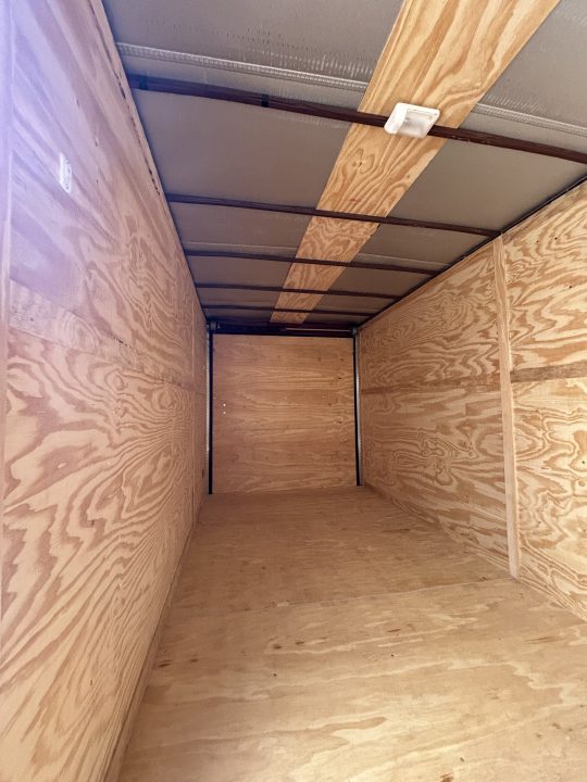New 2026 Family Trailer 7x16 Tandem Axle Cargo / Enclosed Trailer- Screwless Exterior- Blackout Pkg- Rear Spoiler
