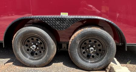 New 2026 Family Trailer 7x16 Tandem Axle Cargo / Enclosed Trailer- Screwless Exterior- Blackout Pkg- Rear Spoiler