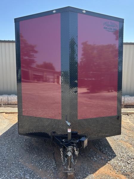 New 2026 Family Trailer 7x16 Tandem Axle Cargo / Enclosed Trailer- Screwless Exterior- Blackout Pkg- Rear Spoiler