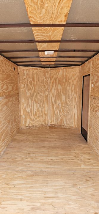 New 2026 Family Trailer 7x14 Tandem Axle Cargo / Enclosed Trailer- Screwless Exterior- Blackout Pkg- Rear Spoiler