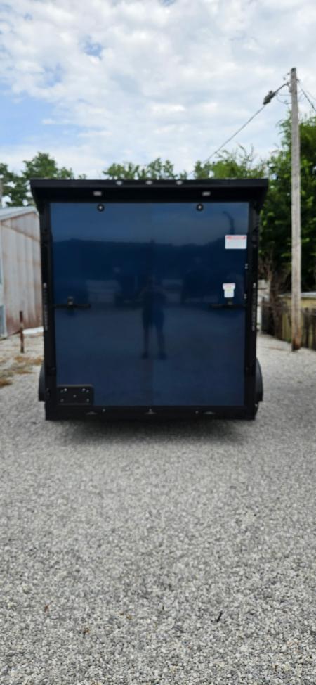 New 2026 Family Trailer 7x14 Tandem Axle Cargo / Enclosed Trailer- Screwless Exterior- Blackout Pkg- Rear Spoiler