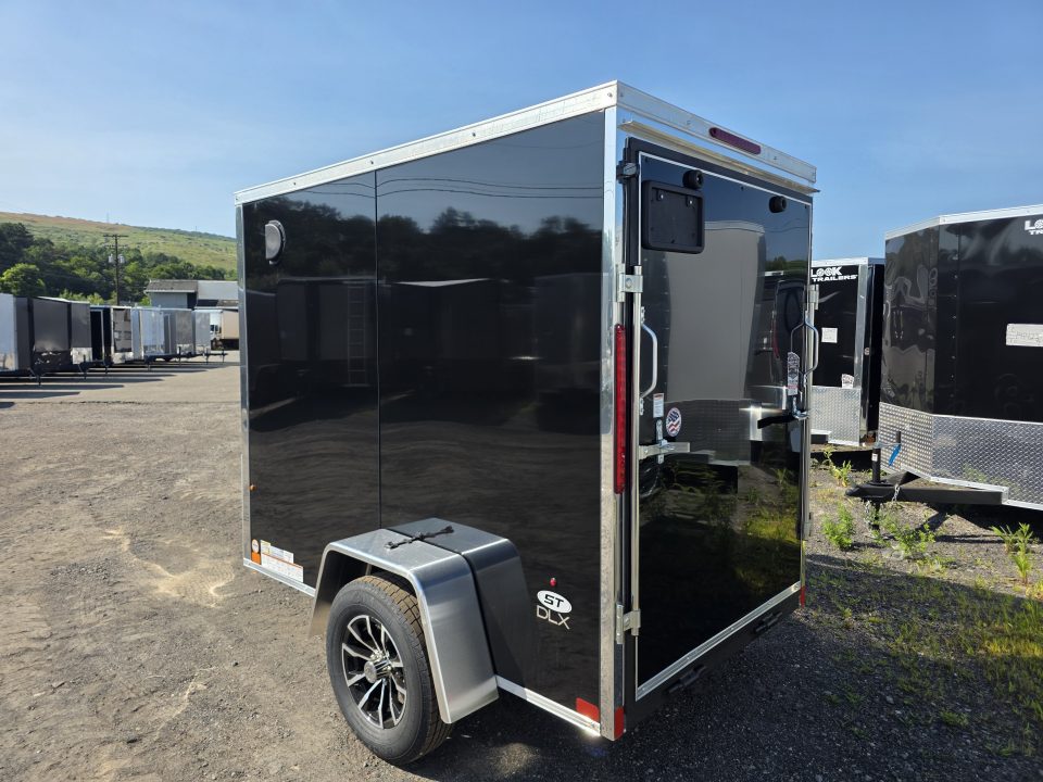 New 2027 Look Trailers ST DLX 5X8 - RAMP DOOR Cargo / Enclosed Trailer