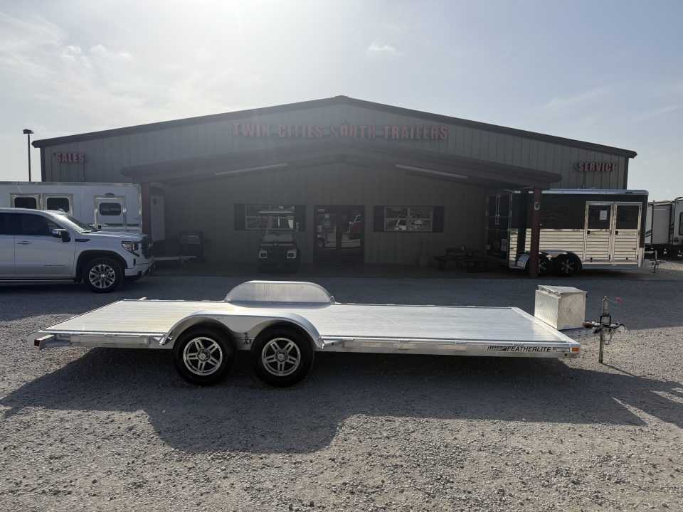 New 2023 Featherlite Trailers 20' Open Car Hauler Bumper Pull 3182 Car Hauler