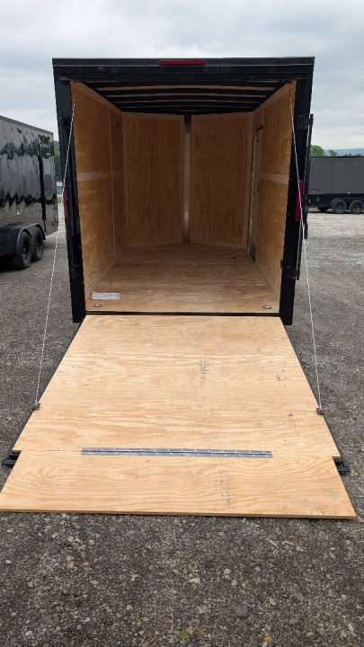 New 2027 Homesteader 7x12 Intrepid V-Nose Cargo Trailer w/ Ramp Door (84" INSIDE & Brakes!)