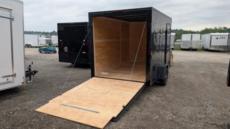 New 2027 Homesteader 7x12 Intrepid V-Nose Cargo Trailer w/ Ramp Door (84" INSIDE & Brakes!)