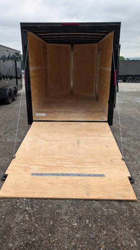 New 2027 Homesteader 7x12 Intrepid V-Nose Cargo Trailer w/ Ramp Door (84" INSIDE & Brakes!)