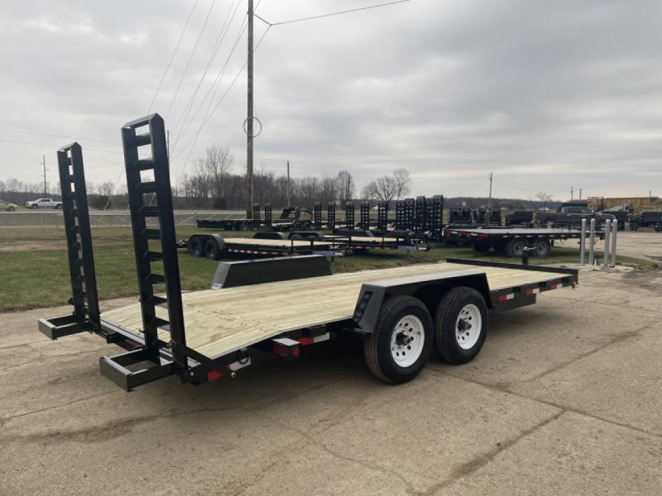 New 2026 AMO 82x18 Skidsteer 10k Equipment Trailer