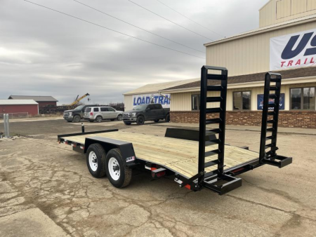 New 2026 AMO 82x18 Skidsteer 10k Equipment Trailer