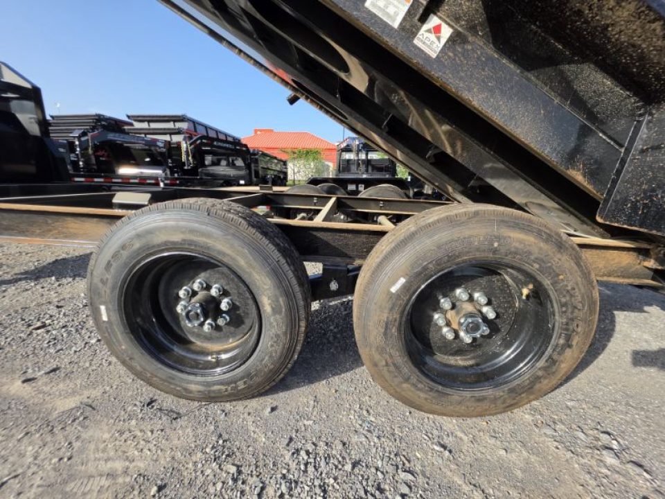 New 2026 Iron Bull DTG8316082 Dump Trailer 83x16 4' Sides Gooseneck With 8k Axles 17.5 Wheels Telescopic