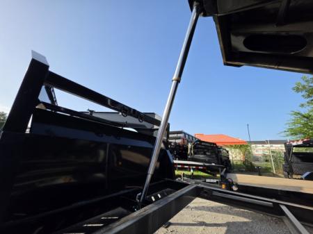 New 2026 Iron Bull DTG8316082 Dump Trailer 83x16 4' Sides Gooseneck With 8k Axles 17.5 Wheels Telescopic