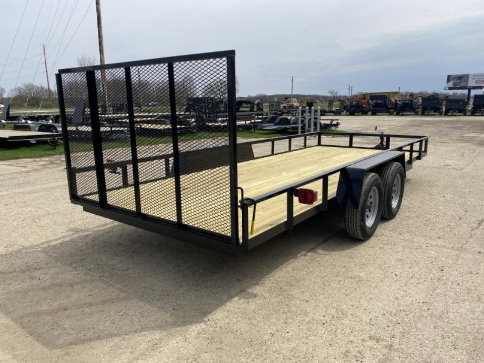 New 2026 AMO 82x18 TA2 Low Side 7K Landscape Trailer