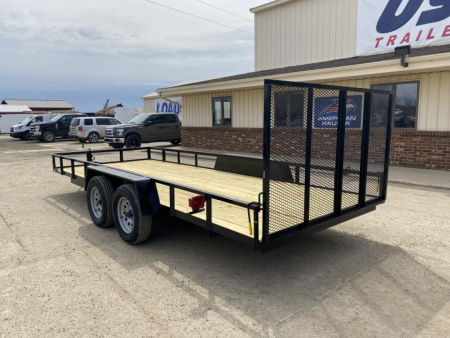 New 2026 AMO 82x18 TA2 Low Side 7K Landscape Trailer