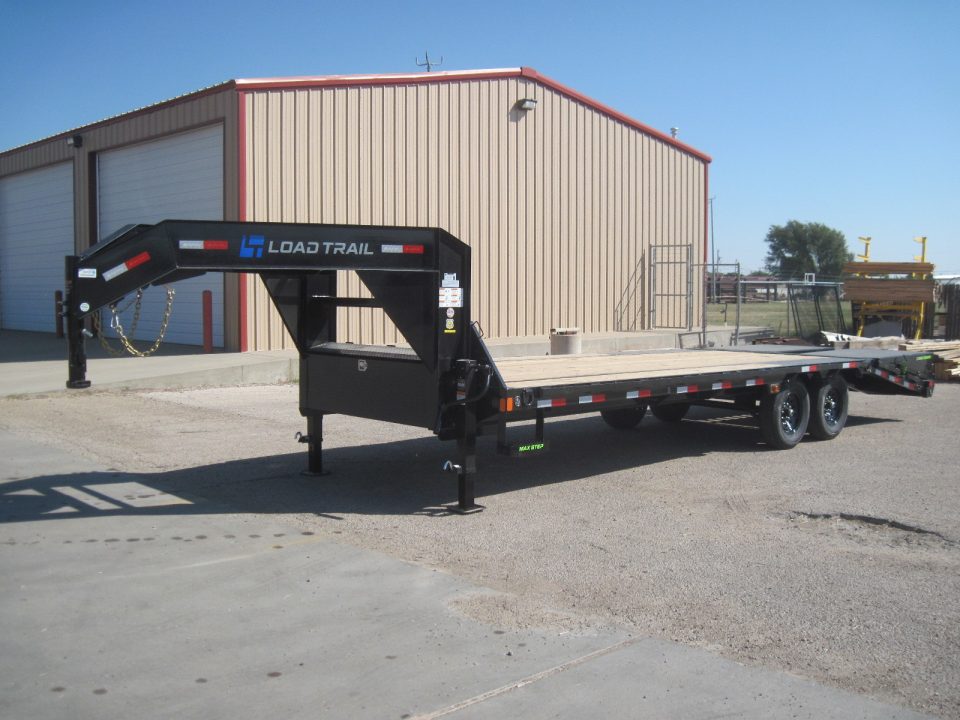 New 2026 Load Trail 102x25 GN Flatbed w/ Max Ramps 14k