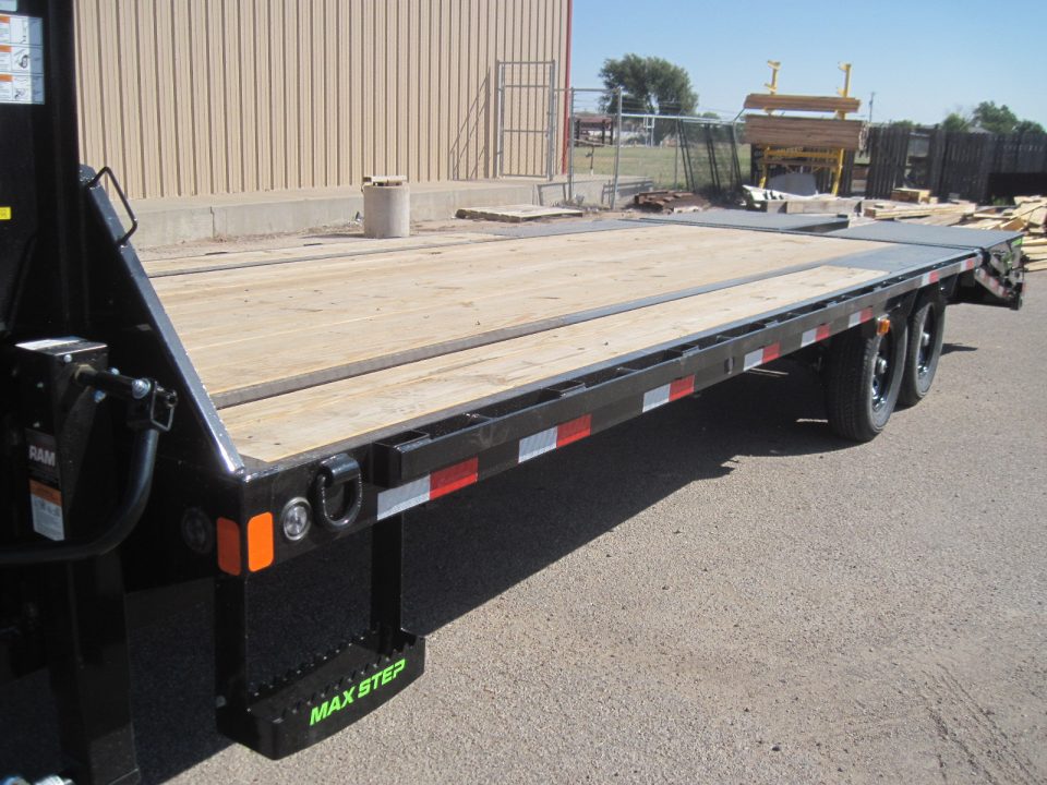 New 2026 Load Trail 102x25 GN Flatbed w/ Max Ramps 14k