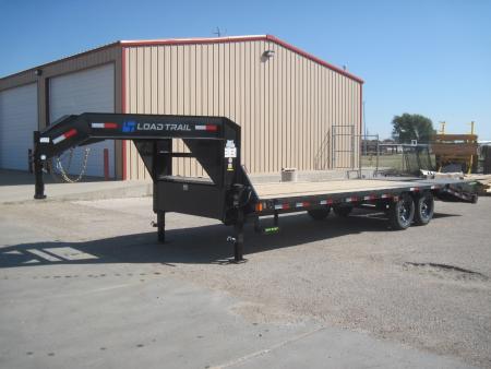 New 2026 Load Trail 102x25 GN Flatbed w/ Max Ramps 14k