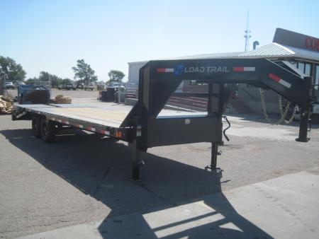 New 2026 Load Trail 102x25 GN Flatbed w/ Max Ramps 14k