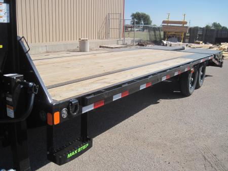 New 2026 Load Trail 102x25 GN Flatbed w/ Max Ramps 14k