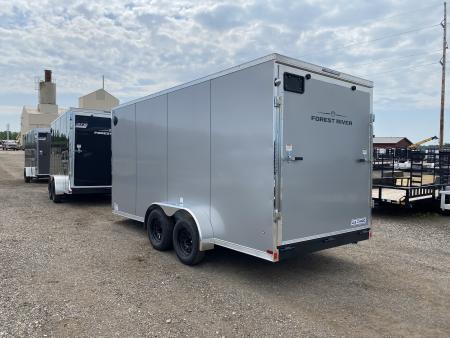 New 2027 US Cargo 7x16 V-Nose w/Ramp Door & 7ft Height Cargo / Enclosed Trailer
