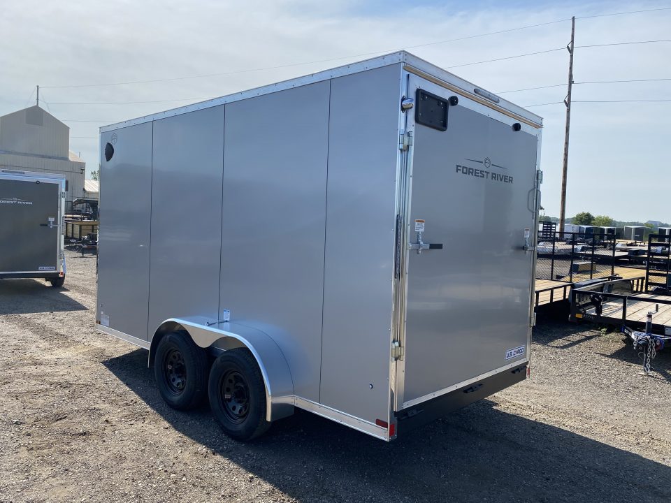 New 2027 US Cargo 7x14 V-Nose w/7ft Height & Ramp Door Cargo / Enclosed Trailer