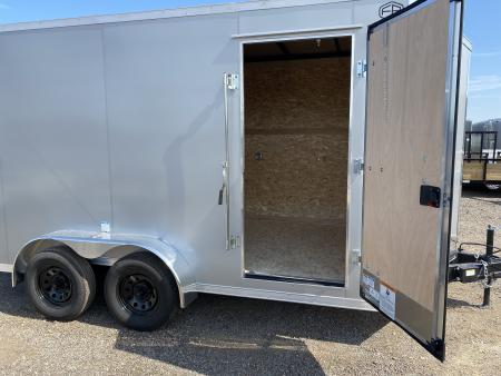 New 2027 US Cargo 7x14 V-Nose w/7ft Height & Ramp Door Cargo / Enclosed Trailer