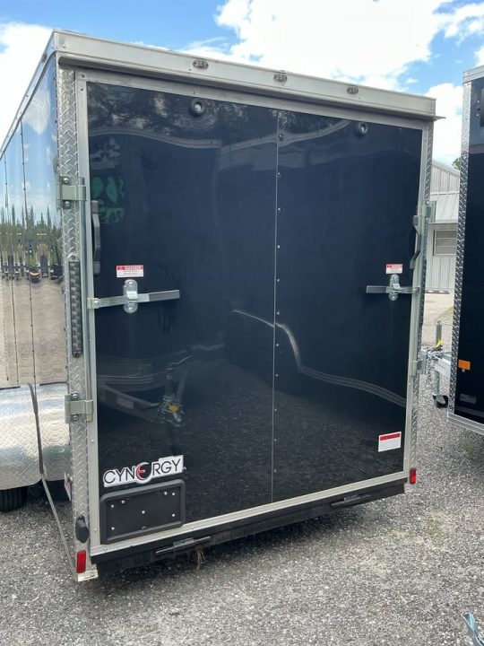 Used Cynergy Cargo 6' x 12' Black Single Axle Enclosed Trailer – 2,990 GVWR