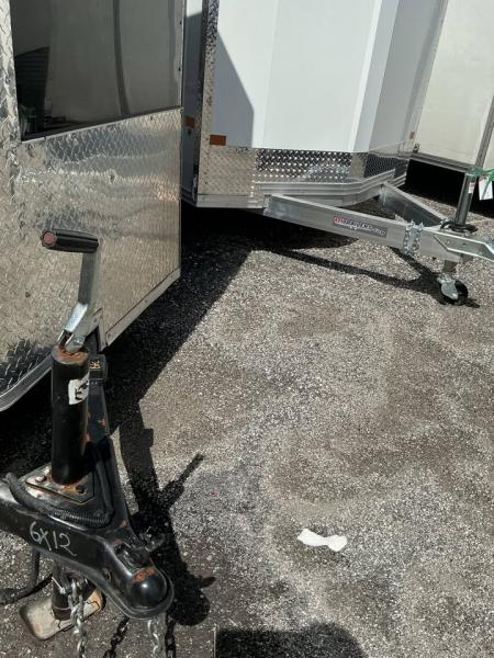 Used Cynergy Cargo 6' x 12' Black Single Axle Enclosed Trailer – 2,990 GVWR