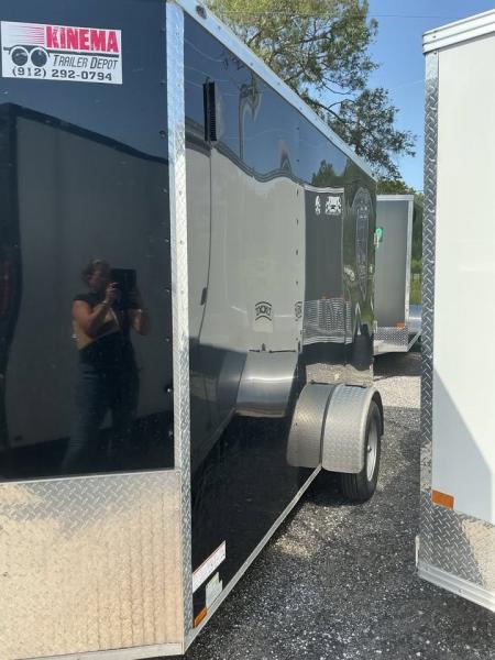 Used Cynergy Cargo 6' x 12' Black Single Axle Enclosed Trailer – 2,990 GVWR