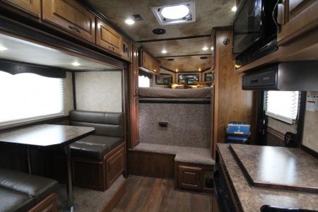 Used 2016 Trails West Sierra SpeciaLite 8x13 LQ w/ Slide Out 3 Horse Trailer