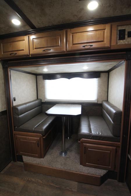 Used 2016 Trails West Sierra SpeciaLite 8x13 LQ w/ Slide Out 3 Horse Trailer