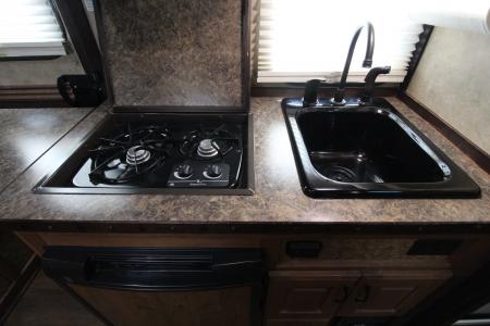 Used 2016 Trails West Sierra SpeciaLite 8x13 LQ w/ Slide Out 3 Horse Trailer
