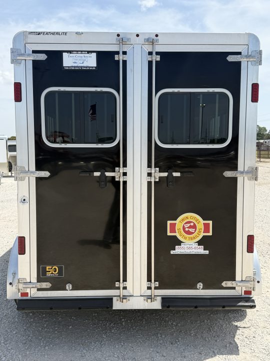 Used 2023 Featherlite 2 Horse Bumper Pull Horse Trailer