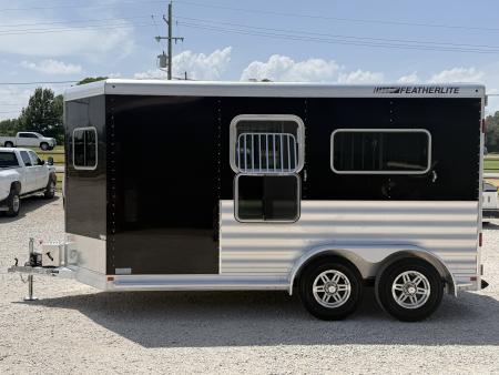 Used 2023 Featherlite 2 Horse Bumper Pull Horse Trailer