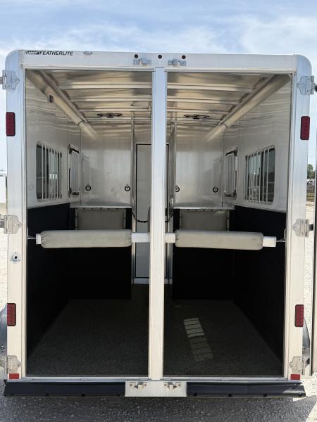 Used 2023 Featherlite 2 Horse Bumper Pull Horse Trailer
