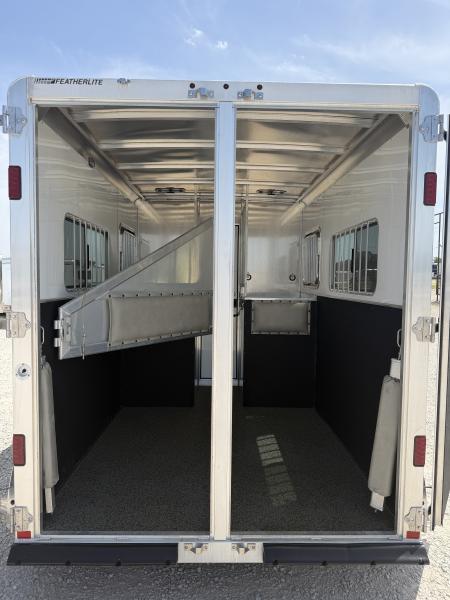 Used 2023 Featherlite 2 Horse Bumper Pull Horse Trailer