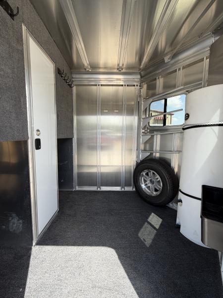 Used 2023 Featherlite 2 Horse Bumper Pull Horse Trailer