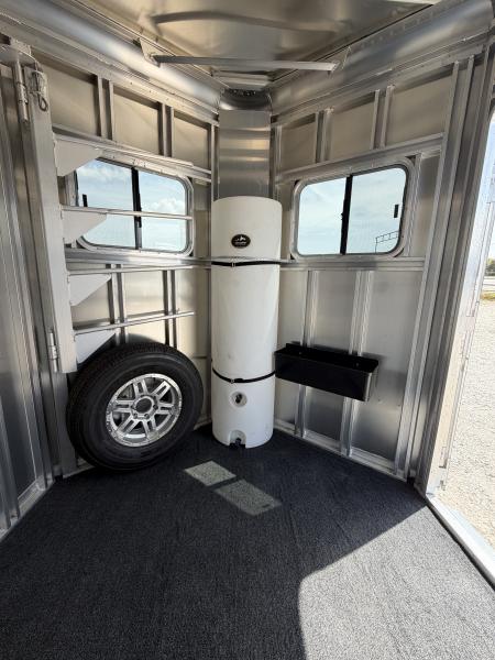 Used 2023 Featherlite 2 Horse Bumper Pull Horse Trailer