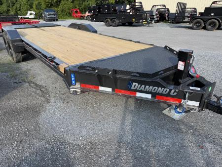 New 2026 Diamond C LPX208 Equipment Trailer MAX RAMPS ,SLIPPER ROLLER , 2 SPEED 15 K JACK