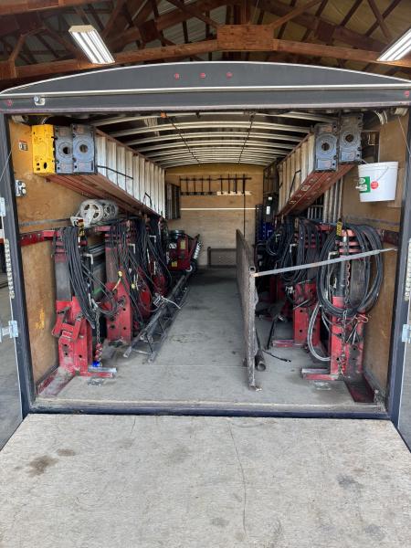 Used 2018 H&H Trailers TCAH101X18X72 Cargo / Enclosed Trailer/Bin Jacks Equipment