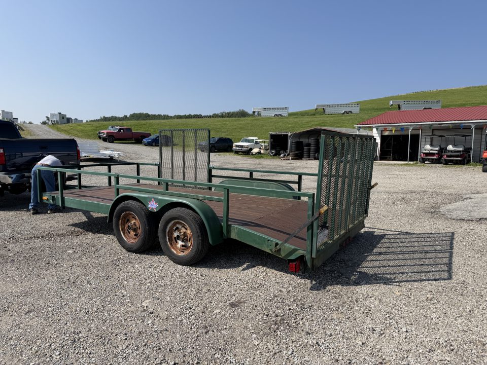 Used USED 2001 Us Cargo 7x16 Utility Trailer w/ 2' Dove