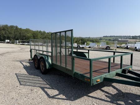 Used USED 2001 Us Cargo 7x16 Utility Trailer w/ 2' Dove