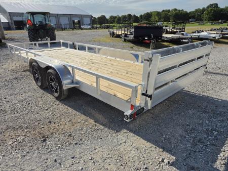 New 2026 Load Trail 83X20 TANDEM 7K ALUMINUM UTILITY W/BI-FOLD GATE & WOOD FLOOR
