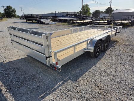 New 2026 Load Trail 83X20 TANDEM 7K ALUMINUM UTILITY W/BI-FOLD GATE & WOOD FLOOR