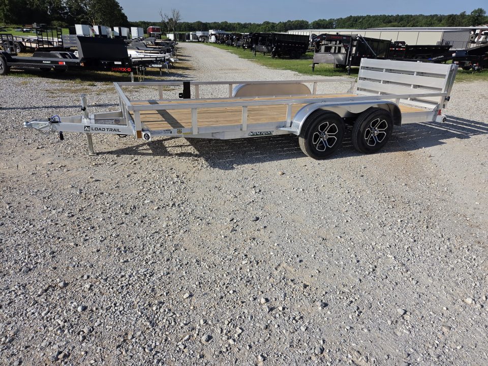 New 2027 Load Trail 83X16 TANDEM 7K ALUMINUM UTILITY W/BI-FOLD GATE & WOOD FLOOR