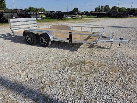 New 2027 Load Trail 83X16 TANDEM 7K ALUMINUM UTILITY W/BI-FOLD GATE & WOOD FLOOR