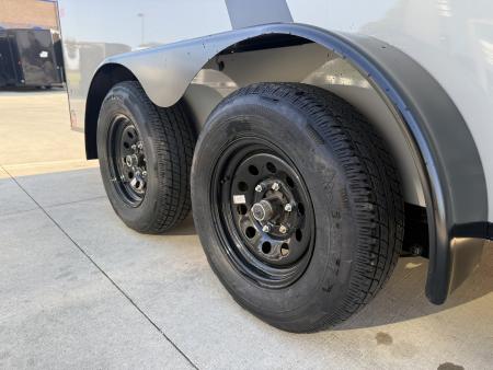 New NEW 2026 AERO 7x16 +2 V BLACKOUT Edition, WHITE Interior, QUALITY, Enclosed Rear Ramp Cargo Trailer