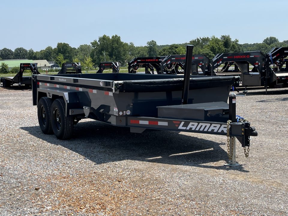 New 2027 Lamar Telescopic Dump Trailer | 83" x 14' | 14K GVWR