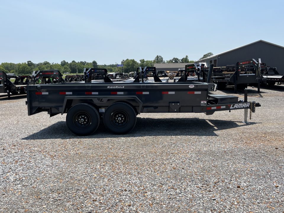 New 2027 Lamar Telescopic Dump Trailer | 83" x 14' | 14K GVWR