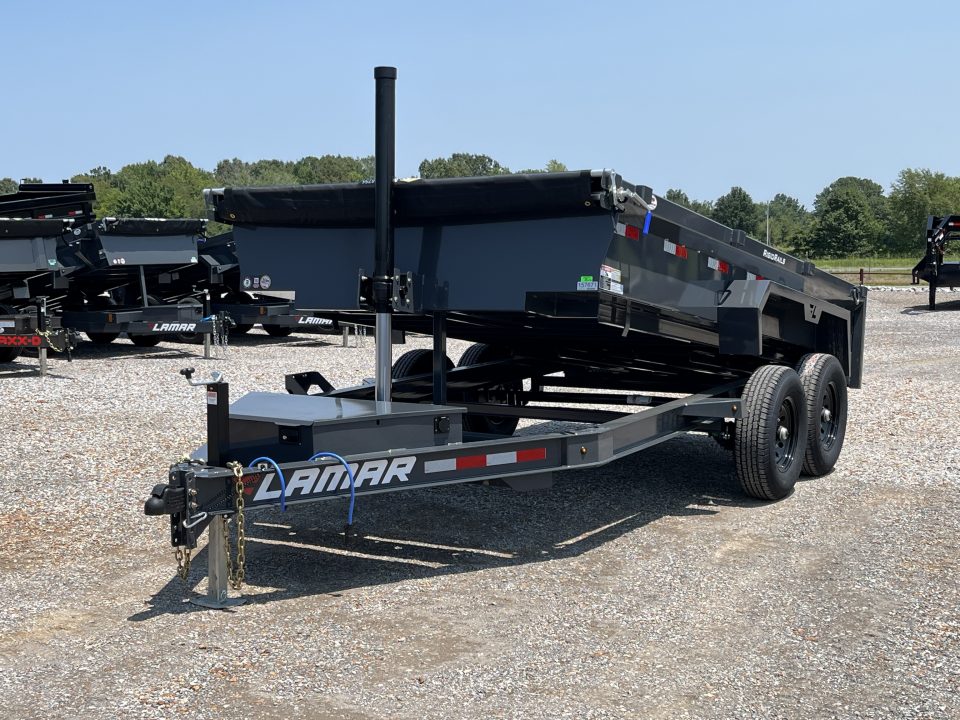 New 2027 Lamar Telescopic Dump Trailer | 83" x 14' | 14K GVWR