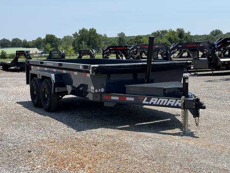New 2027 Lamar Telescopic Dump Trailer | 83" x 14' | 14K GVWR