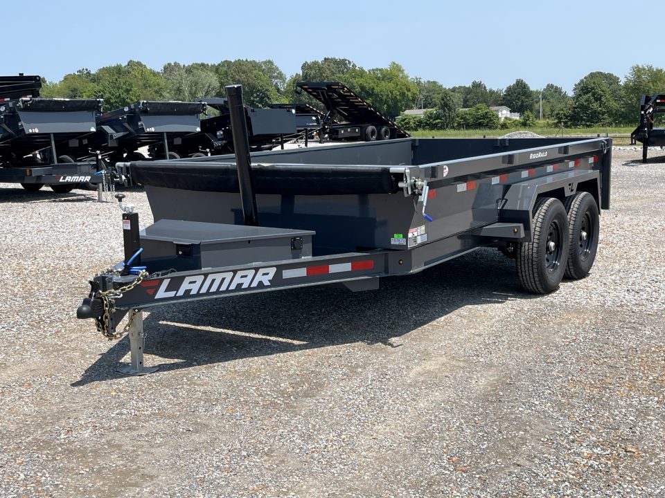 New 2027 Lamar Telescopic Dump Trailer | 83" x 14' | 14K GVWR